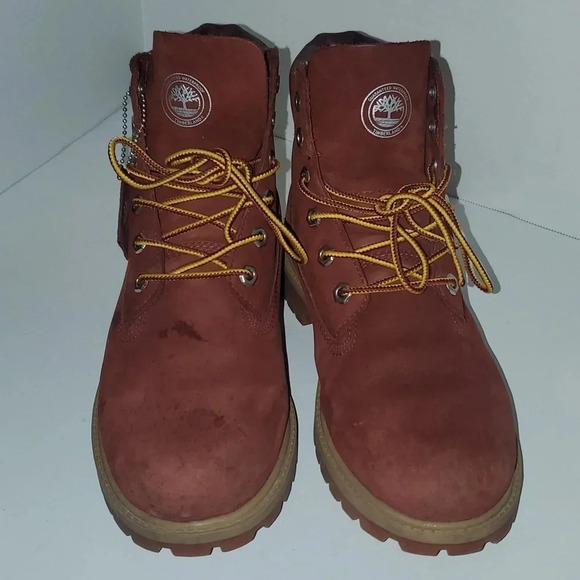 Timberland Other - Rust/ Burgundy Timberland Boots Men's 6.5/Women's 9